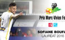 Sofiane Boufal a remporté le Prix Marc-Vivien Foé
