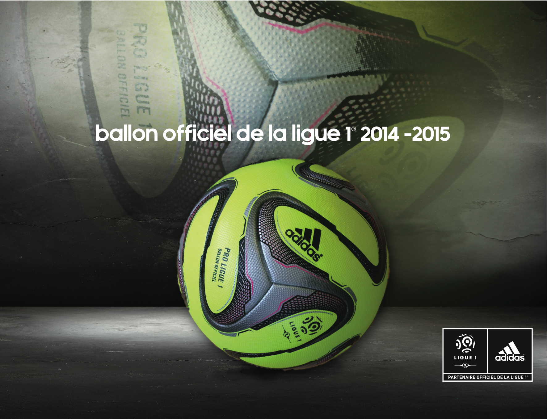 Adidas et la LFP présentent le nouveau ballon officiel de la saison 2014-2015 de Ligue 1
