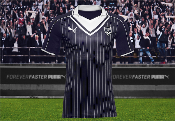 Les Girondins de Bordeaux dévoilent leur maillot domicile 2016-2017