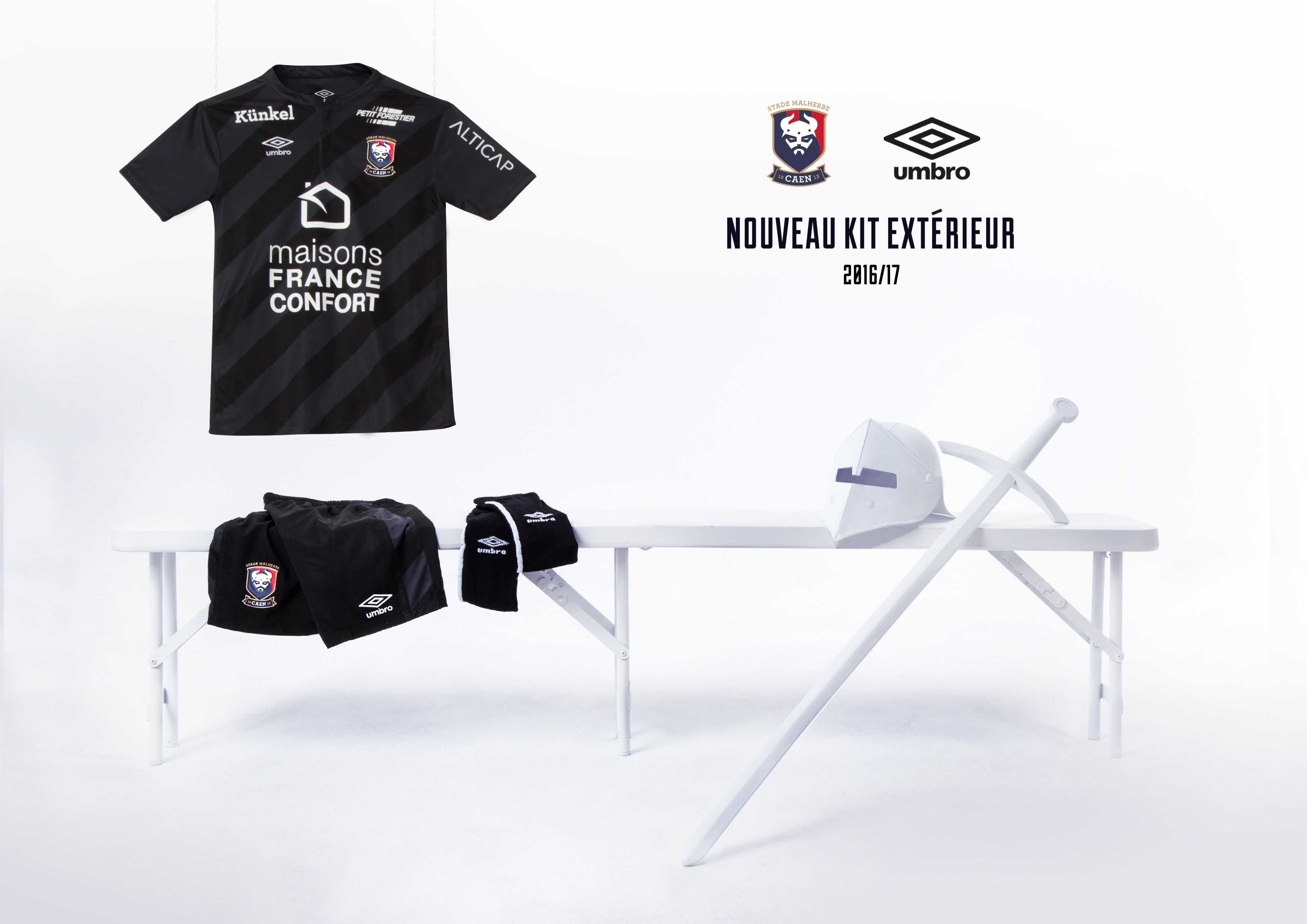 Umbro présente le nouveau maillot SM Caen Away 2016/2017