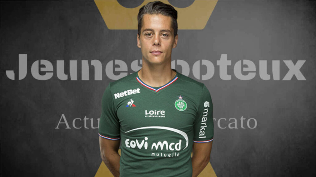 Romain Hamouma, attaquant de l'ASSE
