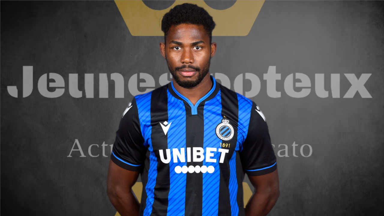 Emmanuel Dennis, attaquant du Club Bruges KV