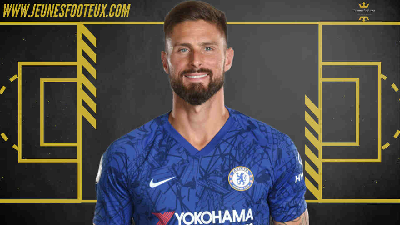 Olivier Giroud, attaquant de Chelsea