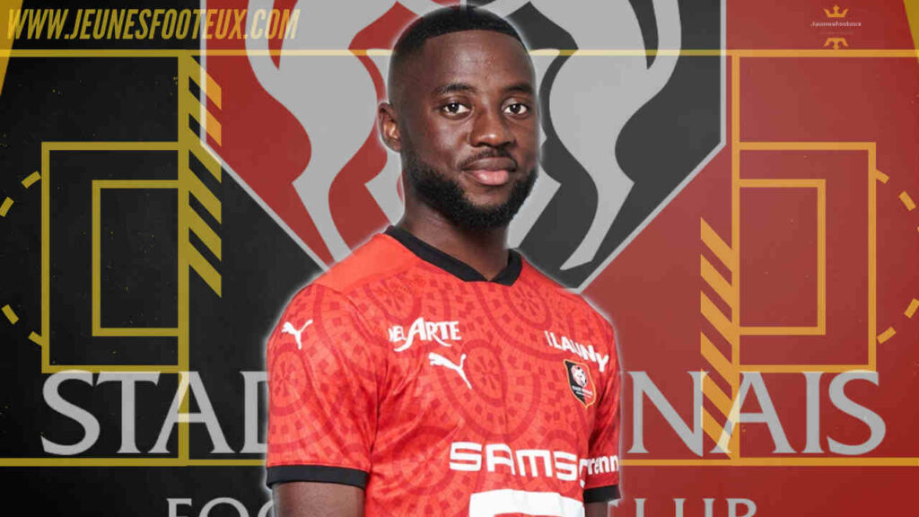 James Léa-Siliki, milieu de terrain du Stade Rennais