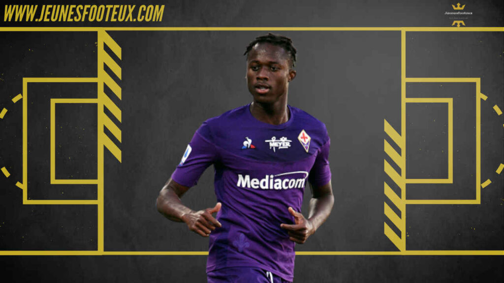 Attaquant de la Fiorentina, Christian Kouamé serait courtisé par l'ASSE