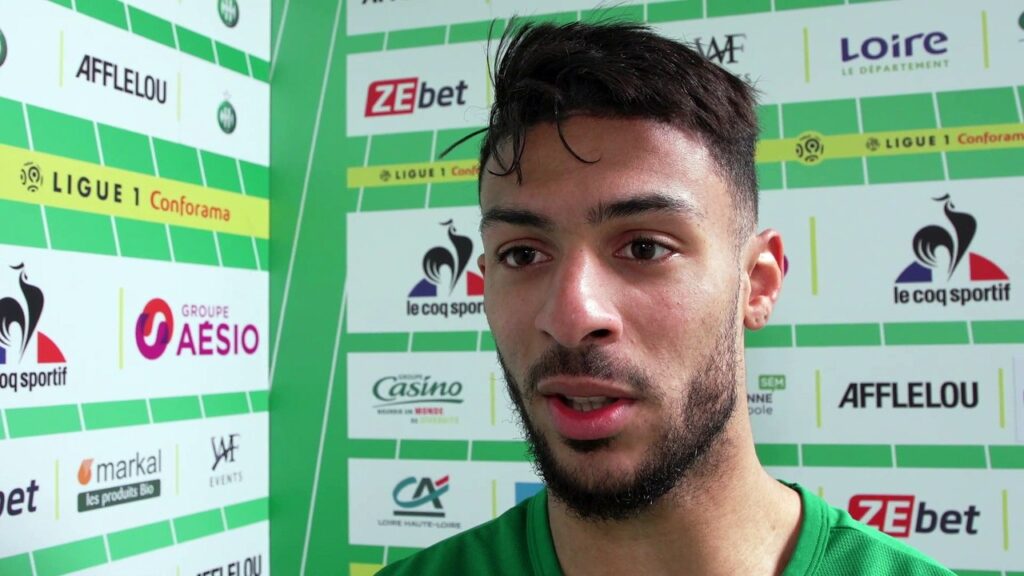 ASSE Foot : Denis Bouanga (St Etienne).