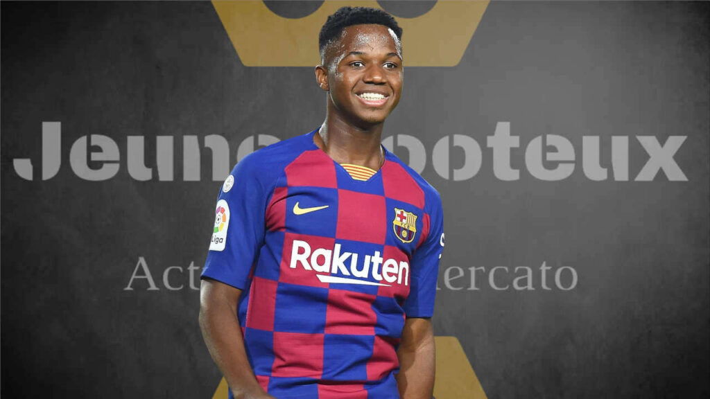 Barca Foot : Ansu Fati (FC Barcelone).