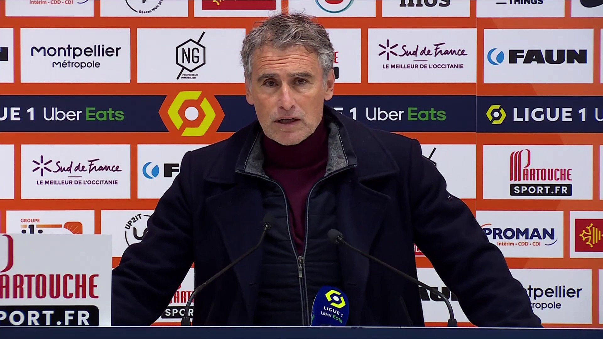Dall'Oglio (Montpellier) commente la boulette de Savanier face au RC Lens