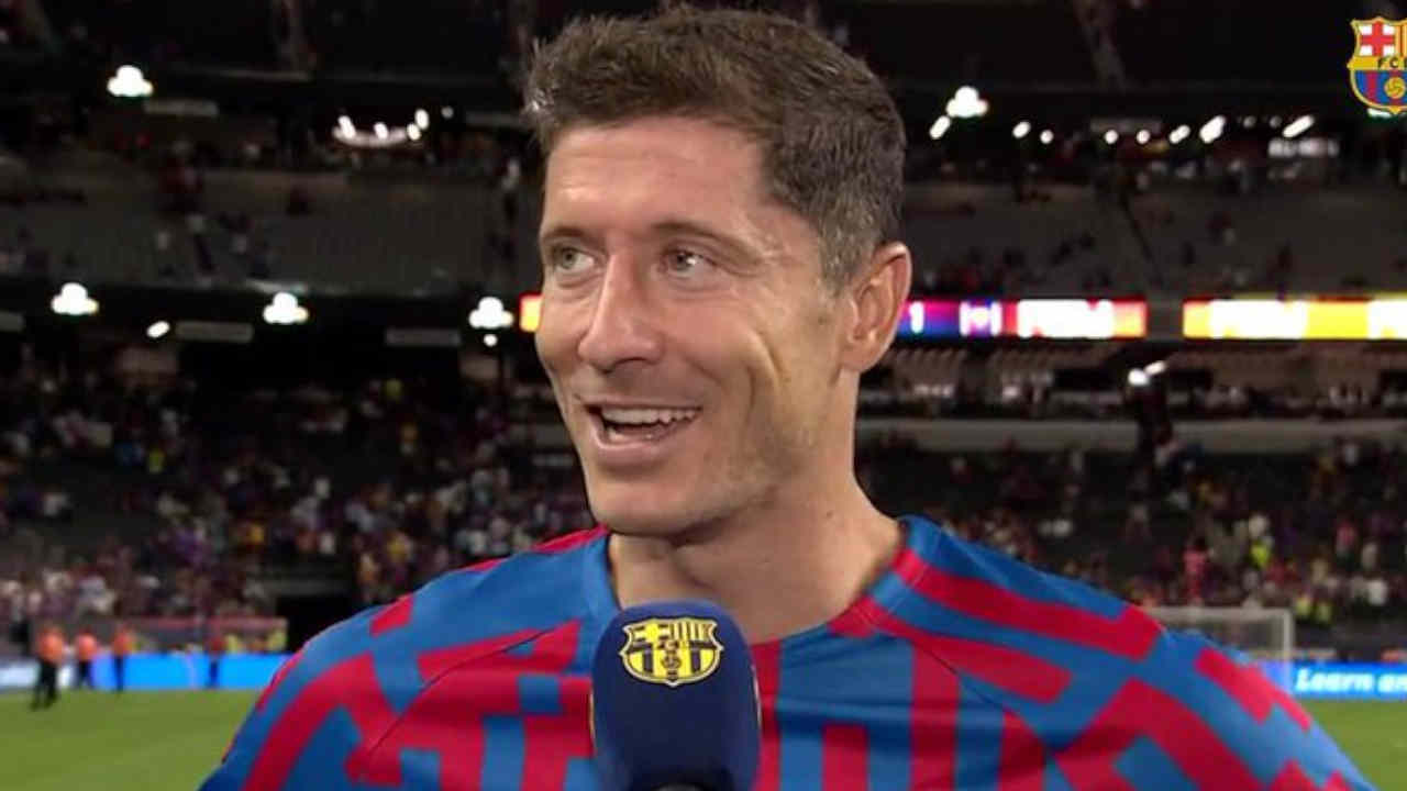 Robert Lewandowski encense les supporters du FC Barcelone