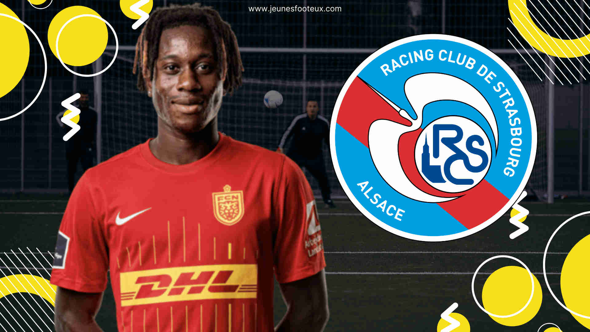Mario Dorgeles (Nordsjaelland) surveillé par le RC Strasbourg