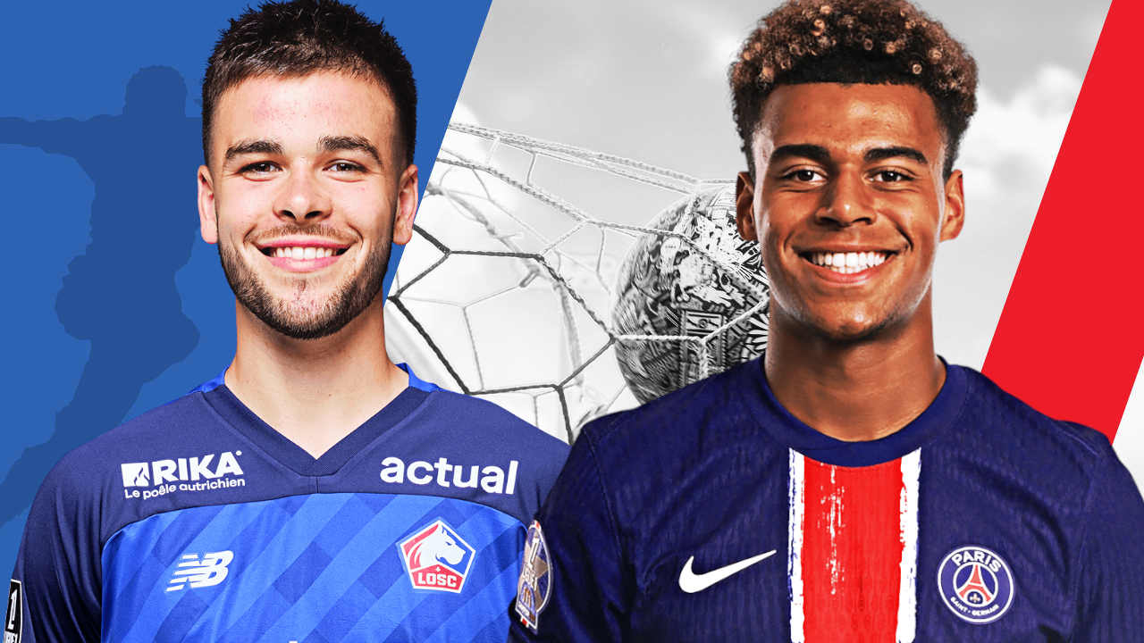 Lucas Chevalier avec Désiré Doué, bravo !